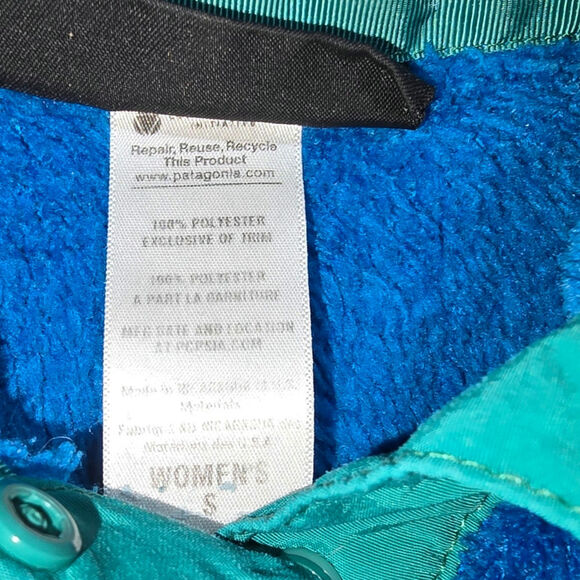 Patagonia Pull Over Fleece PolarTek Thermal Pro Women’s Small, Excellent - Picture 7 of 8